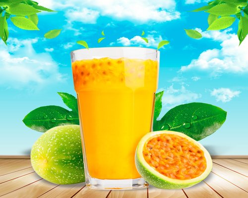 Vaso de agua refrescante